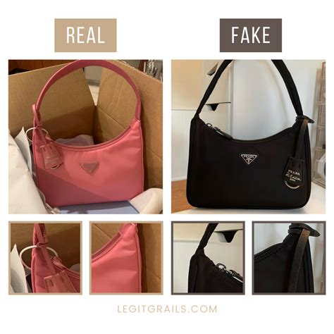 prada re edition fake vs real|prada authentic handbags guide.